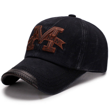 Adjustable Unisex Baseball Cap Hip Hop Caps Letters Cap Peaked Cap Sun Hat