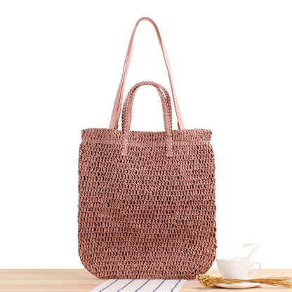 Straw Women Shoulder Bags Woven Handbags Rattan Summer Beach Bag Tote Lady