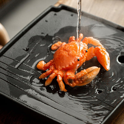 Color Change Resin Crab Tea Pet 14.4cm Tea Ceremony Tea Set Accessories Tea Play