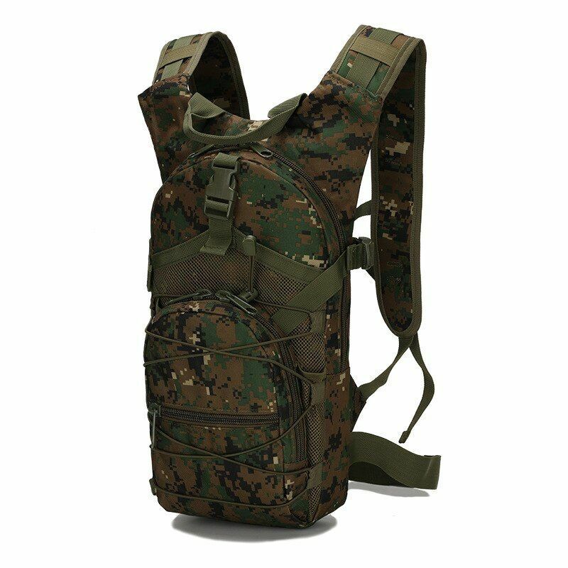 15L Tactical Backpack 800D Oxford Hiking Outdoor Cycling Camping Bag 45*24*12 CM