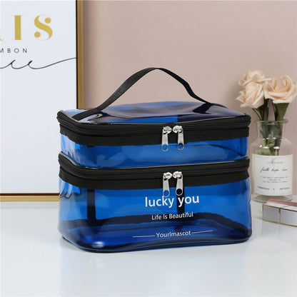 Travel Clear Makeup Bag Fashion Cosmetic Toiletries Organizer Waterproof Cases