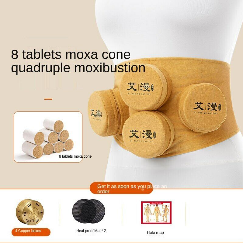Belly Moxibustion Box Moxa Pot Portable Belly Wormwood Fumigation Mugwort Tool艾灸