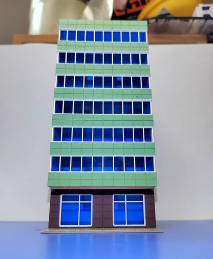 1/150 City Building Model City Building Assembly Scene Display Model Toy