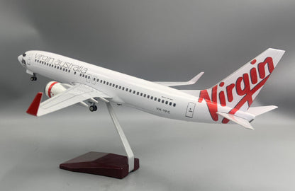 1:80 47CM Virgin Australia BOEING 737-800 Airplane Landing Gear Resin Model