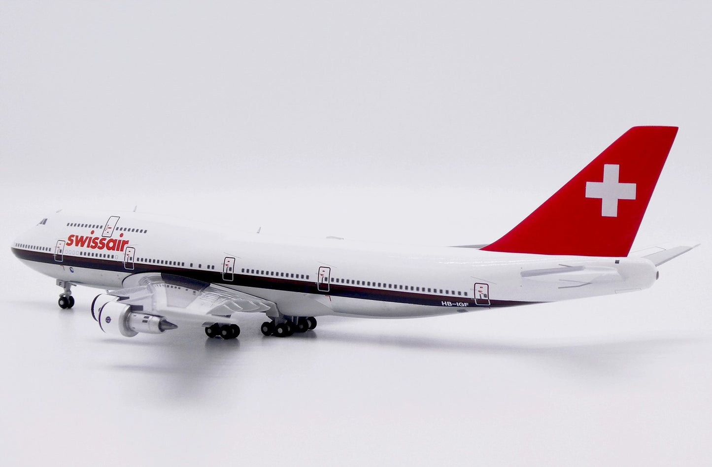 1:400 JC Wings Swissair Boeing 747-300 Passenger Airplane Diecast Plane Model