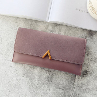 Leather Wallet Hasp Money Bag Zipper Coin Purse Envelope Wallets Clutch Casual