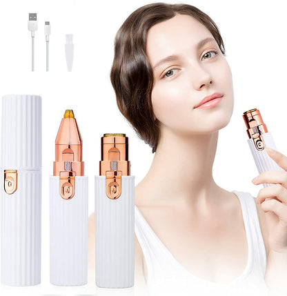 2 In 1 Hair Removal Electric Shaver Ladies Epilator Cordless for Body Facial AU