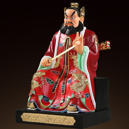 30cm Resin The Statue of Zhang Tianshi in Longhu Mountain Worship Ornaments