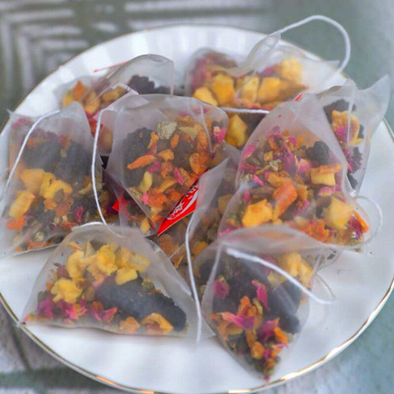 Apple Rose Lotus Leaf Tea with Cassia Seed Mulberry Tea Bags Detox Slimming