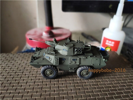 Homemade 1/72 US V150 Armored Vehicle Commando 20mm Turret Finished Model