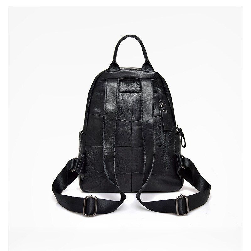 Genuine Leather Backpack Waterproof Cowhide Bag Back Packs Traveling 26*16*32 CM