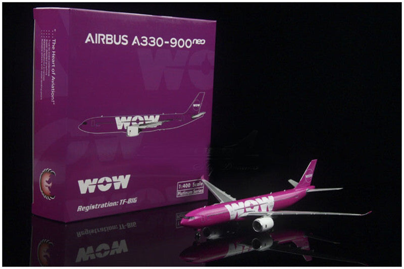 Phoenix WOW Airbus A330-900neo TF-BIG 1/400 DIECAST Aircraft Pre-builded Model