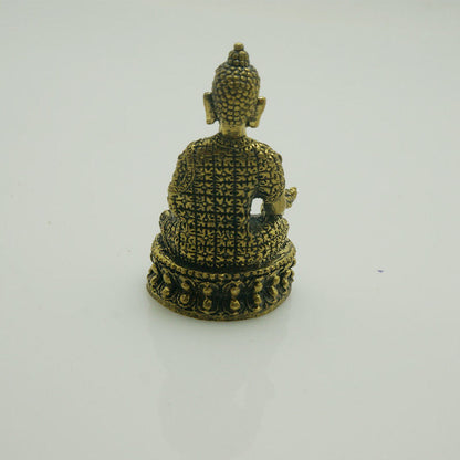 Bronze Buddha Nepalese Portable Buddha Brass Medicine Buddha Handicrafts