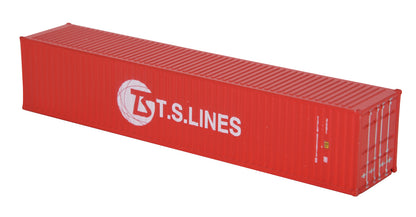 1:87 TS LINES 40GP Metal Shipping Container Model Toy Home Office Decor Gift