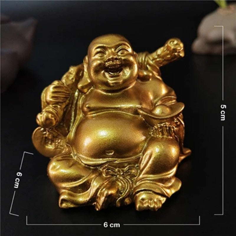 Laughing Buddha Statue Chinese Feng Shui Luck Money Maitreya Buddha Sculpture