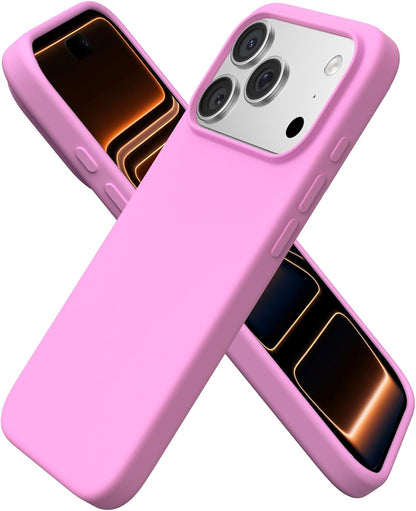 Compatible with Iphone 17 Pro Case 6.3", Slim Liquid Silicone 4 Layers Full Cove