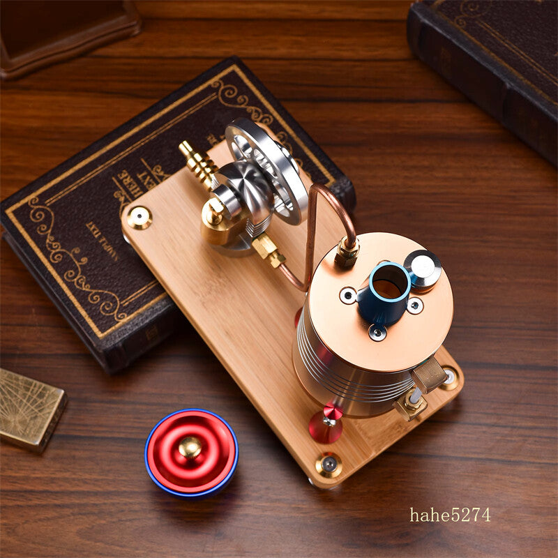 Mini Live Steam Engine Model With 167ML Boiler DIY Kit Mechanical Toy Collection
