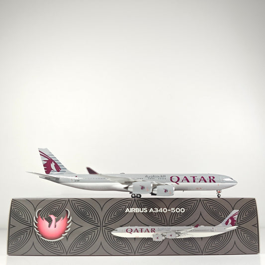 1:400 Phoenix Qatar Amini Flight A340-500 Airplane Diecast Aircraft Plane Model