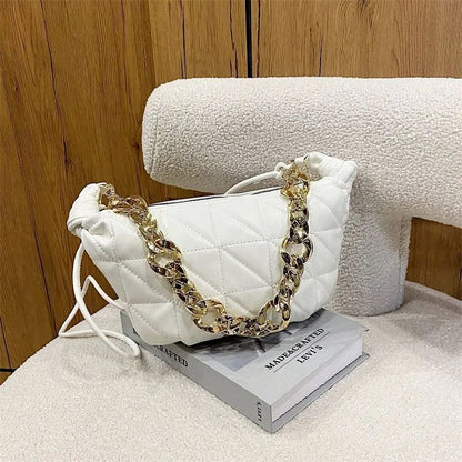 Chain Cloud Bag Leisure Dumpling Bag Texture Shoulder Messenger Purse Luxury Bag