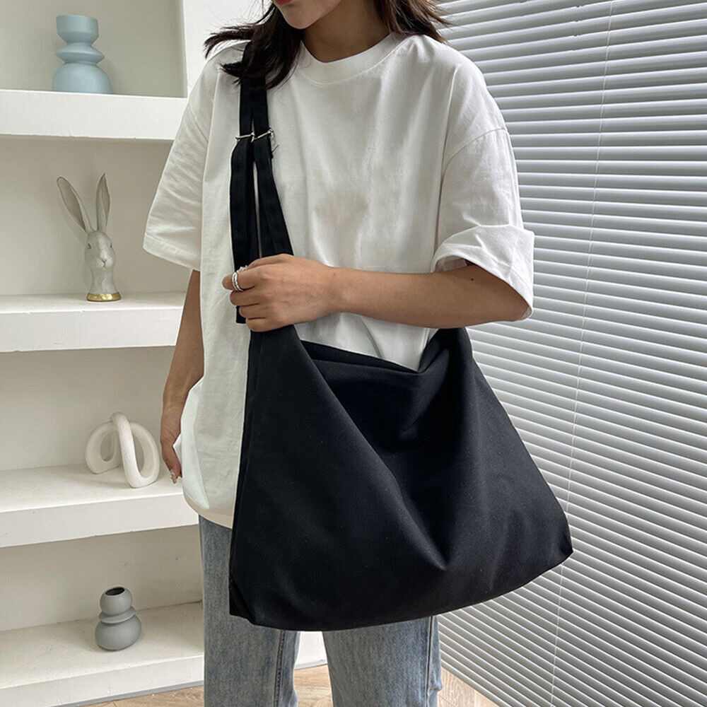 Canvas Shoulder Bag Large Capacity Handbags Travel Bag Messenger Bag Tote Bag