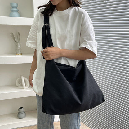 Canvas Shoulder Bag Large Capacity Handbags Travel Bag Messenger Bag Tote Bag