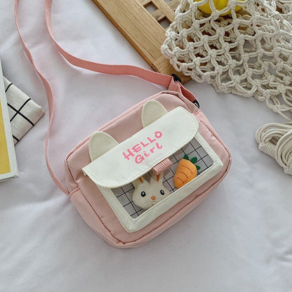 Canvas Bag Messenger Bag Shoulder Purse Shopping Handbag Crossbody 21*16*6.5 CM