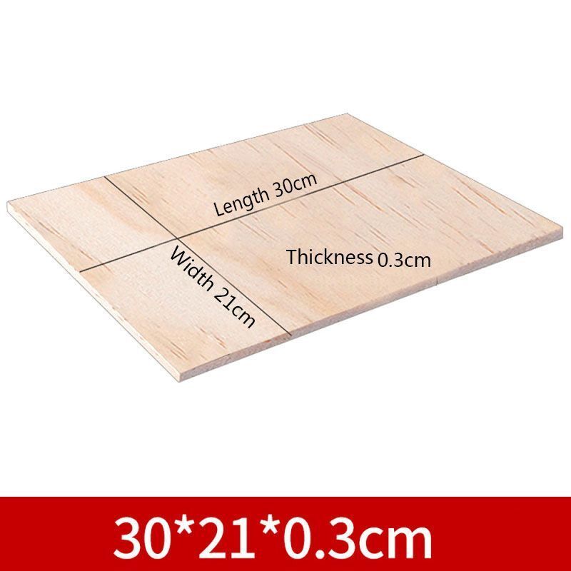Basswood Plywood Multi Size Aviation Layer Board Plank Unfinished Wood Materials