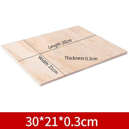 Basswood Plywood Multi Size Aviation Layer Board Plank Unfinished Wood Materials