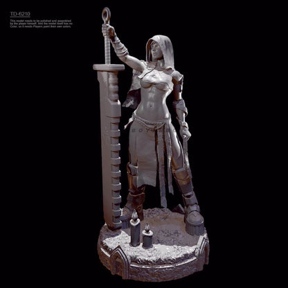 1/24 resin figure model kit Giant Sword Saint 3D Printing Unpainted Unassembled