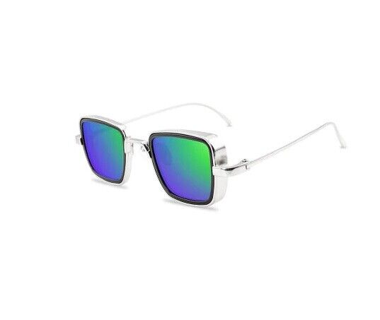 Vintage Steampunk Sunglasses Men Retro Metal Square Eyewear Trendy Fashion Shade