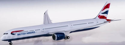 1:200 34CM Hogan BRITISH AIRWAYS BOEING 787-10 Passenger Plane ABS Plastic Model