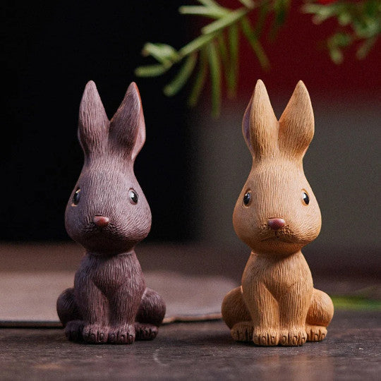 Lovely Rabbit Purple Clay Tea Pets from Yixing