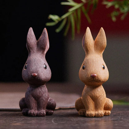 Lovely Rabbit Purple Clay Tea Pets from Yixing