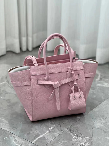 Cowhide Handbags For Women Genuine Leather Tote Bag Simple Trendy Bag