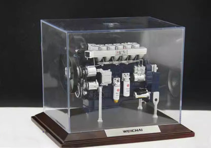 1:12 WEICHAI Diesel WP13 Engine Construction Machinery Equipment Diecast Model
