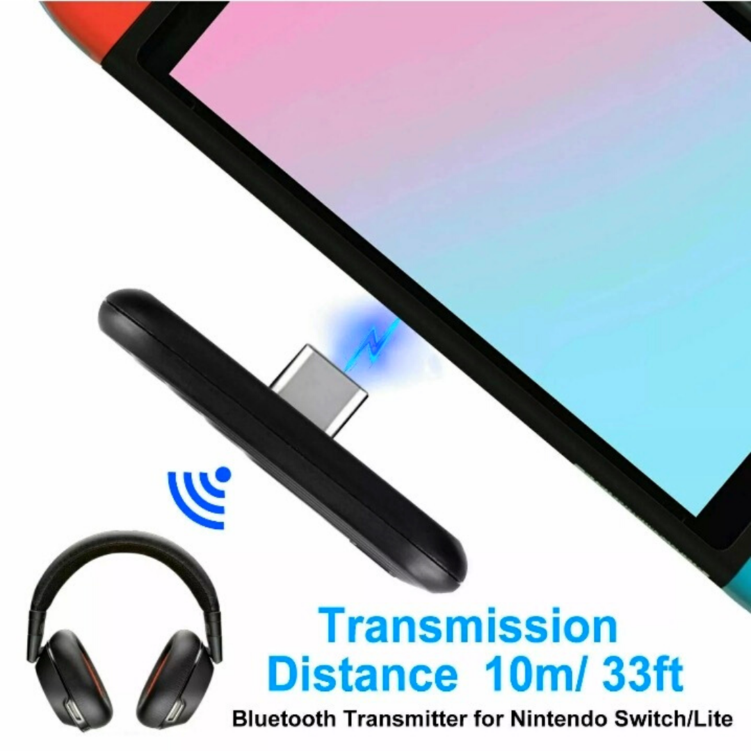 Adaptador Bluetooth de Juegos Receptor de audio para TV Nintendo Switch PS4 PC