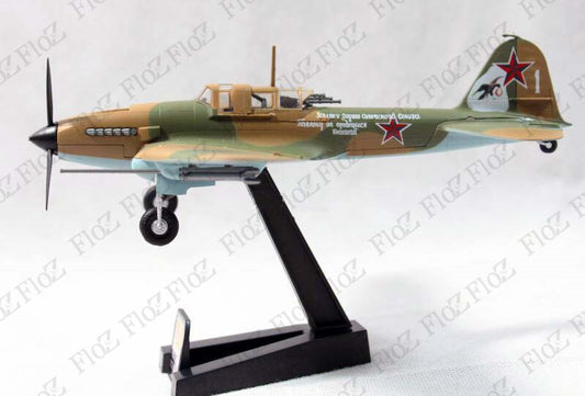 Russia Il-2 Sturmovik aircraft white 1 Ivan Pavlov 1/72 plane finish Easy model