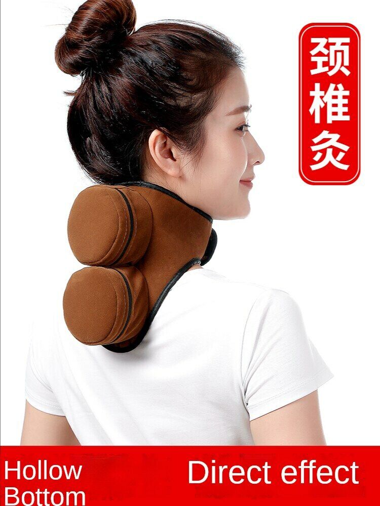 Portable Moxa Cervical Moxibustion Copper Box Hot Compress Wormwood Sticks 艾灸艾条