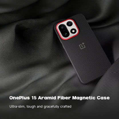 Original OnePlus 15 Aramid Fiber Mag Case – OPPO Mag, 10N, Wireless Charge Ready
