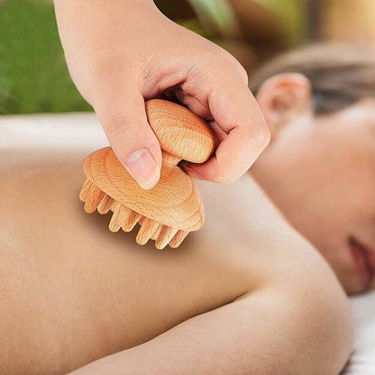 Massage Roller Guasha Anti Cellulite Fascia Body Pain Relief Wood Therapy Tool