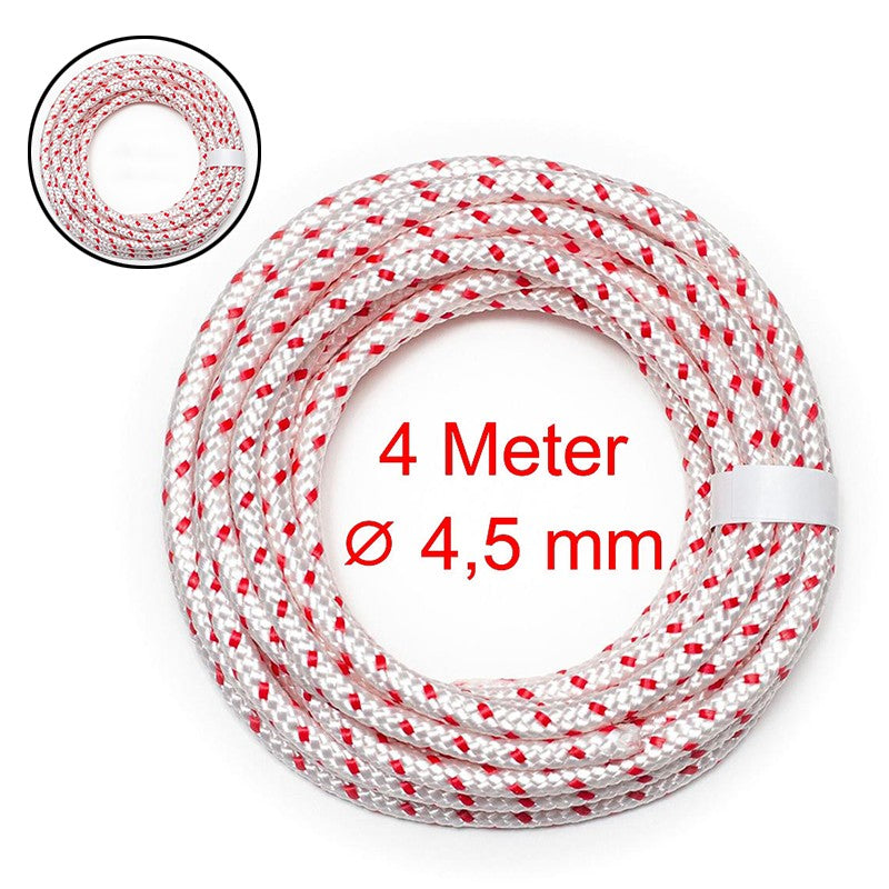 4mX4.5mm Starter Rope Chainsaw Lawn Mower Construction Equipment For Honda Part