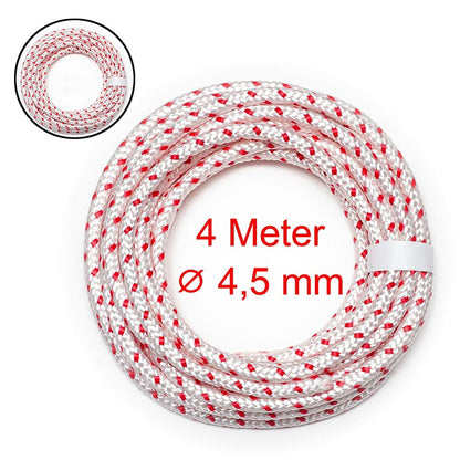 4mX4.5mm Starter Rope Chainsaw Lawn Mower Construction Equipment For Honda Part