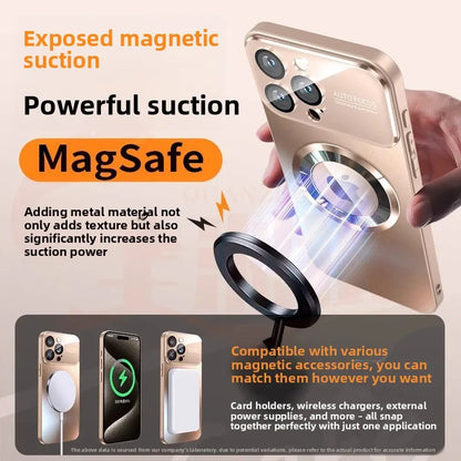 For 17 Pro/16/15 Magnetic Suction Leak-Proof Mobile Phone Case Protective Cover