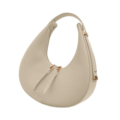 Elegant Crescent Crossbody Bag Underarm Handbag Synthetic Leather Shoulder Bags