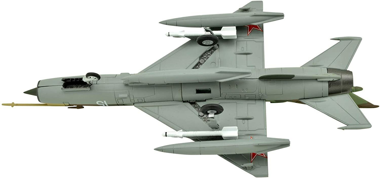 1:72 MiG-21 Fighter Attack Metal Airplane Model,Soviet Union,Diecast Plane