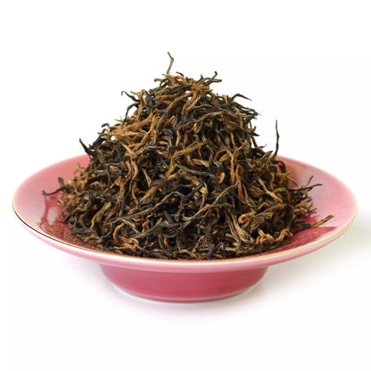 Premium Wuyi Jinjunmei Eyebrow Black Tea Chinese Loose Leaf Golden-Buds 100g