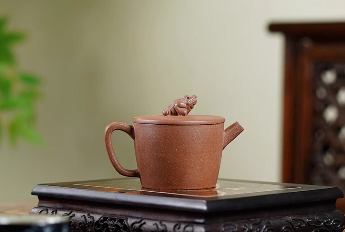 140cc chinese Yixing Handmade Zisha teapot Duan ni JinChan Gongfu HU Tea Pot