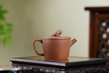 140cc chinese Yixing Handmade Zisha teapot Duan ni JinChan Gongfu HU Tea Pot