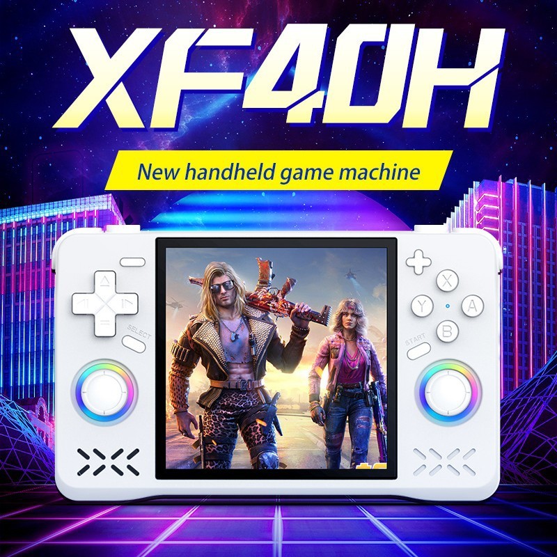 2026 New Upgraded XF40H Retro Handheld Game Console, 64GB,128GB Mini Video Game