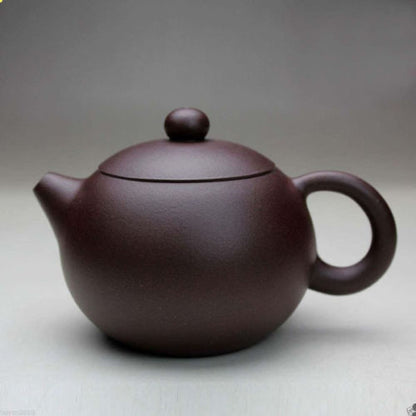 Chinese Handmade Yixing Xishi Hu Tea Pot Zisha Purple Clay Teapot